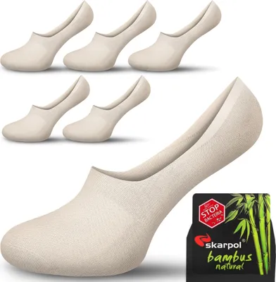 Produktbild von Sestimi Bambus Mikro Sneaker Socken Art. 29 – 5er Pack | Unsichtbar, antibakteriell, Silberionen | ® | Komfort & Frische | EU