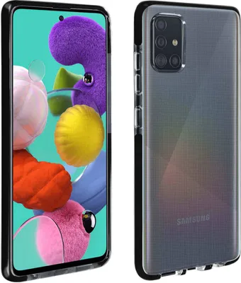 Zdjęcie produktu dla Akashi ALTCA51STRG, Pokrowiec, Samsung, Coque Galaxy A51, 16,5 cm (6.5"), Przezroczysty