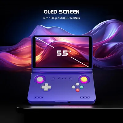 Produktbild von Handheld-Spielkonsole mit 5,5-Zoll AMOLED-Display, Android-Betriebssystem und Wi-Fi