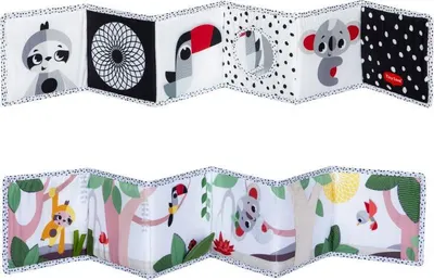 Zdjęcie produktu dla Dwustronna pierwsza ksieczka Tiny Love, mikka ksieczka dla niemowlt, 0+ miesicy, dotykowa ksieczka dla niemowlt, 2 strony, 7 zabawnych aktywnoci, stymuluje zmysy, boho chic