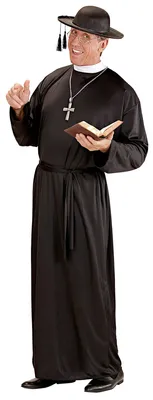 Produktbild von W WIDMANN MILANO Party Fashion Kostüm Priester, Robe, Geistlicher, Faschingskostüm