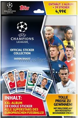 Immagine prodotto di Adesivo TOPPS Champions League 2016/17 - Starterpack