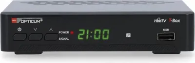 Obrázek produktu pro DVB-T2 přijímač Opticum HbbTV T-Box H.265