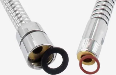 Produktbild von Brauseschlauch M15x1/2" AGx IG BLANCO 125763 für Küchenarmatur mit herausziehbarer Geschirrbrause
