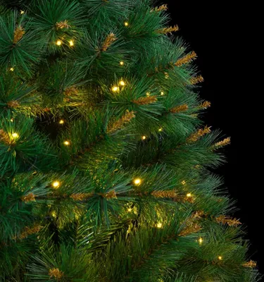 Immagine prodotto di vidaXL Albero di Natale artificiale pieghevole con 300 LED da 210 cm