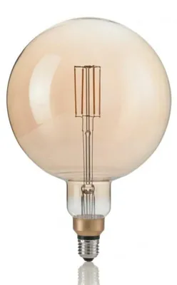 Obrázek produktu pro Ideal Lux 130187 LED žárovka E27 Vintage G195 4 W/320 lm 2200 K jantarová, kulatá