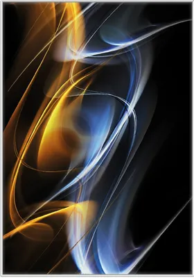 Produktbild von Wallario Wandbild Abstraktes Design, Größe: 70,30 x 100,30 cm, Poster mit weißem Kunststoffrahmen