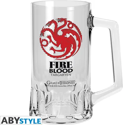 Immagine prodotto di Game of Thrones GlasBierkrug Logo Targaryen