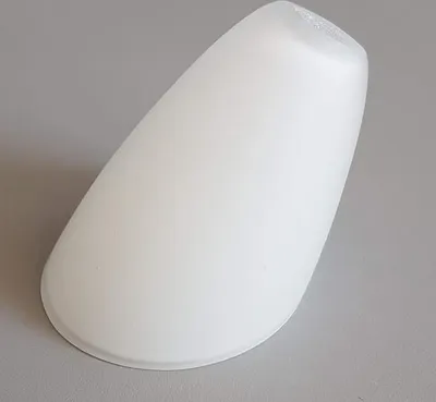 Produktbild von Lampenschirm Schute Ersatzglas Lampenschirm G4 Opalglas weiß matt abgeschrägt Ø4,5cm (abgeschrägt G4 weiß)