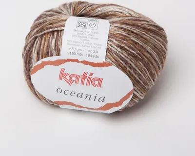 Produktbild von OCEANIA von Katia - BEIGE/BRAUN (70) - 50 g / ca. 150 m Wolle