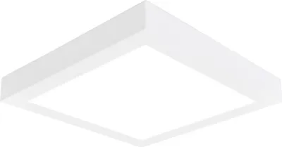 Produktbild von Deckenleuchte 1x LED 24W/230V Aluminium Weiß Warmweiß 2200lm 30x30x4cm