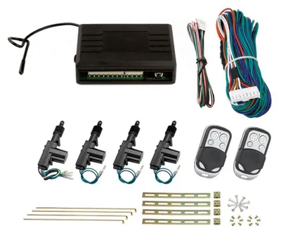 Produktbild von SLPRO Zentralverriegelung, Komplett Set, 4-türig, l. 2 Funkfernbedienungen, 4 St