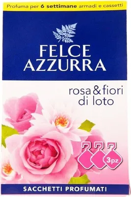 Produktbild von PAGLIERI Felce Azzurra Duftkissen Rosen und Lotusblüte 3 St.
