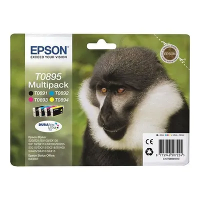 Produktbild von Epson Tintenpatronen Multipack T0895 (4 Farben)