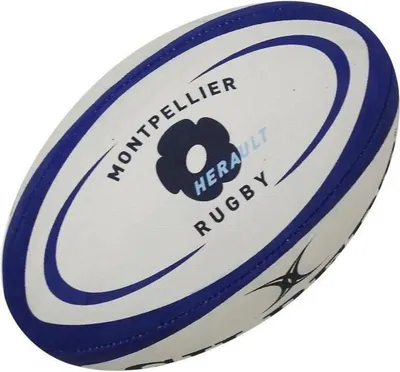 Image de Ballon de rugby Montpellier Replica GILBERT - Taille 5