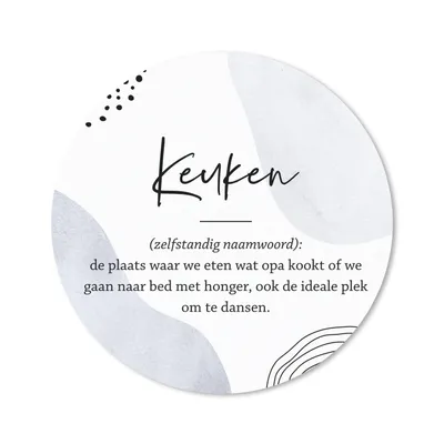 Produktbild von MuchoWow® Mauspad Mousepad Küche - Großvater - Zitate - Wörterbuch - Definition Küche 20x20 cm - Mousepads - Maus Mat - Pad - Mausunterlage - Schreibtischmatte