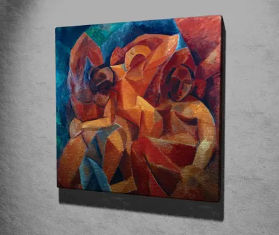 Image de Wallity, KC245- VGA1202, multicolore, tableau sur toile, 45 x 45 cm, 100 % toile