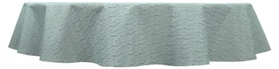 Produktbild von Tischdecke Outdoor ø 145 cm rund Mint Jacquard Wasserabweisend Tischwäsche Garten Terrasse Balkon