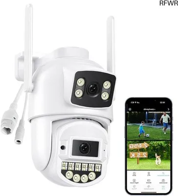 Productafbeelding van Camerabewaking - Beveiligingscamera Draadloos Buiten - Bewakingscamera - Bewegingsmelder