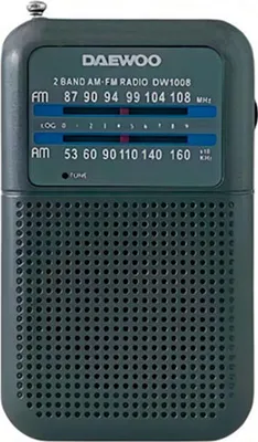 Zdjęcie produktu dla Przenośne radio Daewoo DW1008/szary
