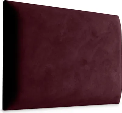 Produktbild von Muralo Polsterpaneel WANDKISSEN Wandpolster Bettkopfteil Wandpaneel Weinrot 50 cm x 40 cm