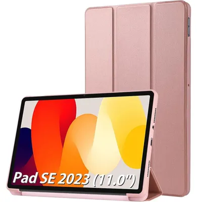 Image de Coque pour Xiaomi Redmi Pad SE 11 Pouces - Protection Slim avec Fonction Support - Rose