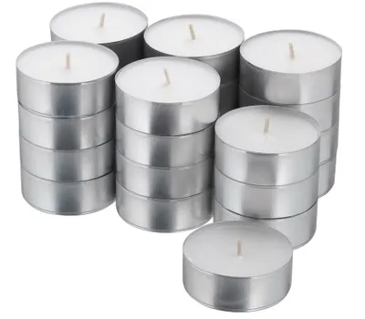 Produktbild von GLIMMA Ikea Maxi Teelichter, duftneutral weiß 24er
