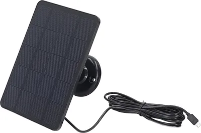 Produktbild von Solární panel 4W nabíječka baterií Micro USB nabíjecí solární panel pro spotřebiče (černý )