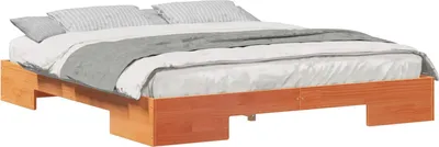 Produktbild von vidaXL Bettgestell Braun 200 x 200 cm