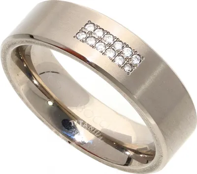 Produktbild von Trauring Ring von BOCCIA TITANIUM aus Titan mit 12 Brillanten