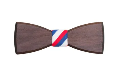 Produktbild von BeWooden Herren hölzerne Fliege Dreifarbig brown