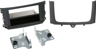 Immagine prodotto di Frontale autoradio 2 DIN con vano portaoggetti compatibile con Smart Fortwo OEM Sat Nav