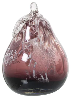 Glaslampenfigur, rosa-transparent, 11 x 17 cm