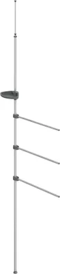 Immagine prodotto di vidaXL Portasciugamani 47x280 cm in alluminio