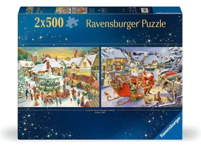 Immagine prodotto di Ravensburger Puzzle di Natale 2x500 pezzi di