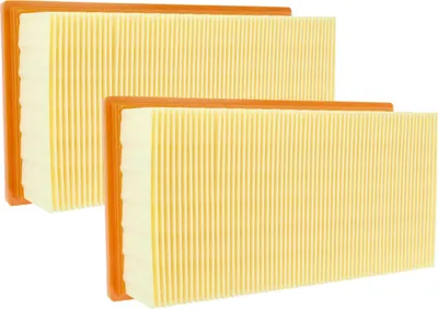 Produktbild von vhbw 2x Flachfaltenfilter L - M Ersatz für Kärcher 6.904-156.0, 6.904-068.0 für Nass-/Trockensauger Staubsauger