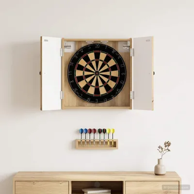 Produktbild von Dartboard Schrank BREDA Artisan-Eiche 52,5 x 10,5 x 53,5 cm