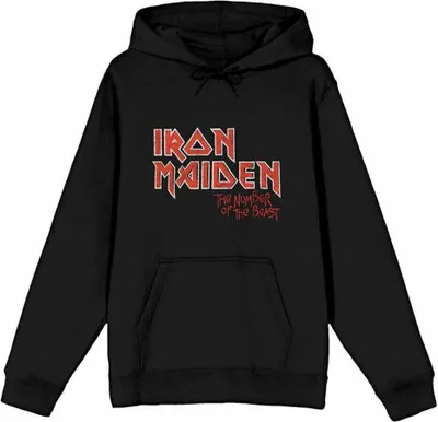 Image de Iron Maiden - "Number Of The Beast" sweat à capuche homme/femme unie RO5052 (S) (Noir)