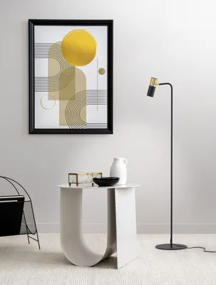 Produktbild von Nova Luce PONGO Stehlampe GU10 Schwarz 135x25cm dimmbar 9010226