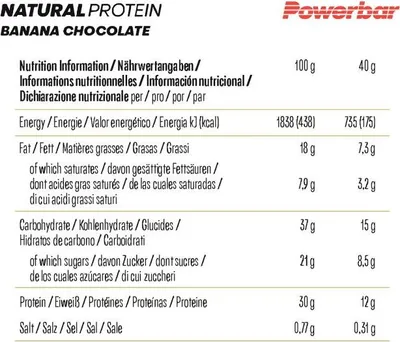 Produktbild von Powerbar Natural Protein Vegan Bar 18 Box