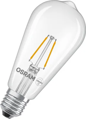 Obrázok produktu pre OSRAM 4099854467530 LED žiarovky, klasický tvar Edisonovej žiarovky 1,8 W 250 lm