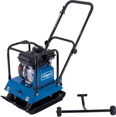 Produktbild von Scheppach Benzin Rüttelplatte HP1800S - 23 kN | 6,5PS | 88kg | 30cm Verdichtungstiefe | Vorlaufgeschwindigkeit 25 m/min | Plattengröße 550x440 mm