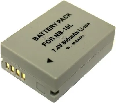 Immagine prodotto di Batteria sostitutiva per Canon NB-10L SX40 HS