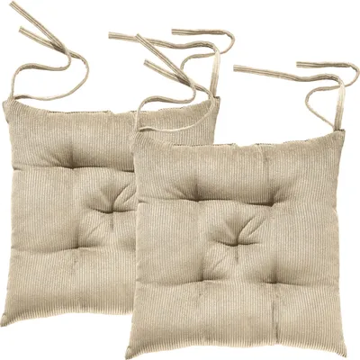 Produktbild von Erwin Müller Stuhlkissen Glasgow" 2er-Pack sand 40x40x8 cm"