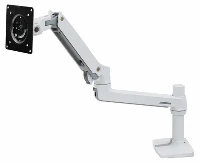 Produktbild von Ergotron 45-503-216, Klemme, 11,3 kg, 81,3 cm (32"), 100 x 100 mm, Höhenverstellung, Weiß