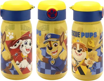 Produktbild von Paw Patrol Chase Rubble Marshall Wasserflasche Trinkflasche Flasche 510 ml
