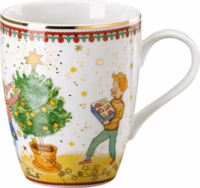 Zdjęcie produktu dla Hutschenreuther Sammelkollektion 2024 Becher mit Henkel Weihnachtsleuchten Zeitlich limitierte Edition 02476-727474-15505