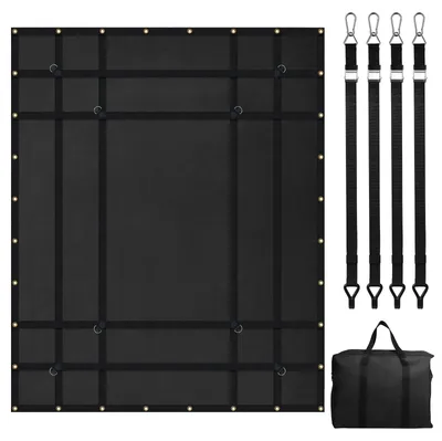 Obrázok produktu pre Sieť na náklad VEVOR, 183 x 145 cm, sieť na náklad nákladné auto na ložnú plochu, 4 nastaviteľné popruhy s karabínami a háčikmi s gumeným povrchom, odolná