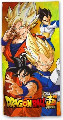 Produktbild von Dragon Ball Z Badetuch 140x70 cm Hochwertiges & langlebiges Strandtuch