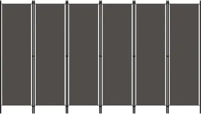 Produktbild von 6-tlg. Raumteiler Anthrazit 300x180 cm